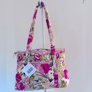 Vera Bradley Make Me Blush Little Betsy quilted fabric shoulder handbag purse